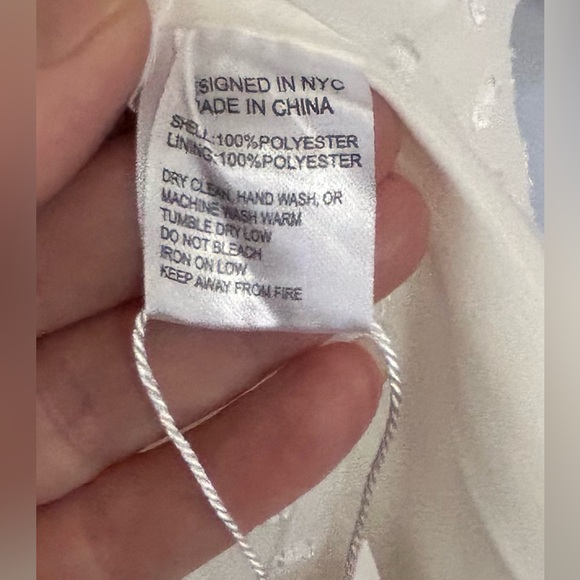 Yumi Kim Shore Thing Swiss Dot White Dress XL Boho Bridal Cottagecore Shower - Picture 8 of 8